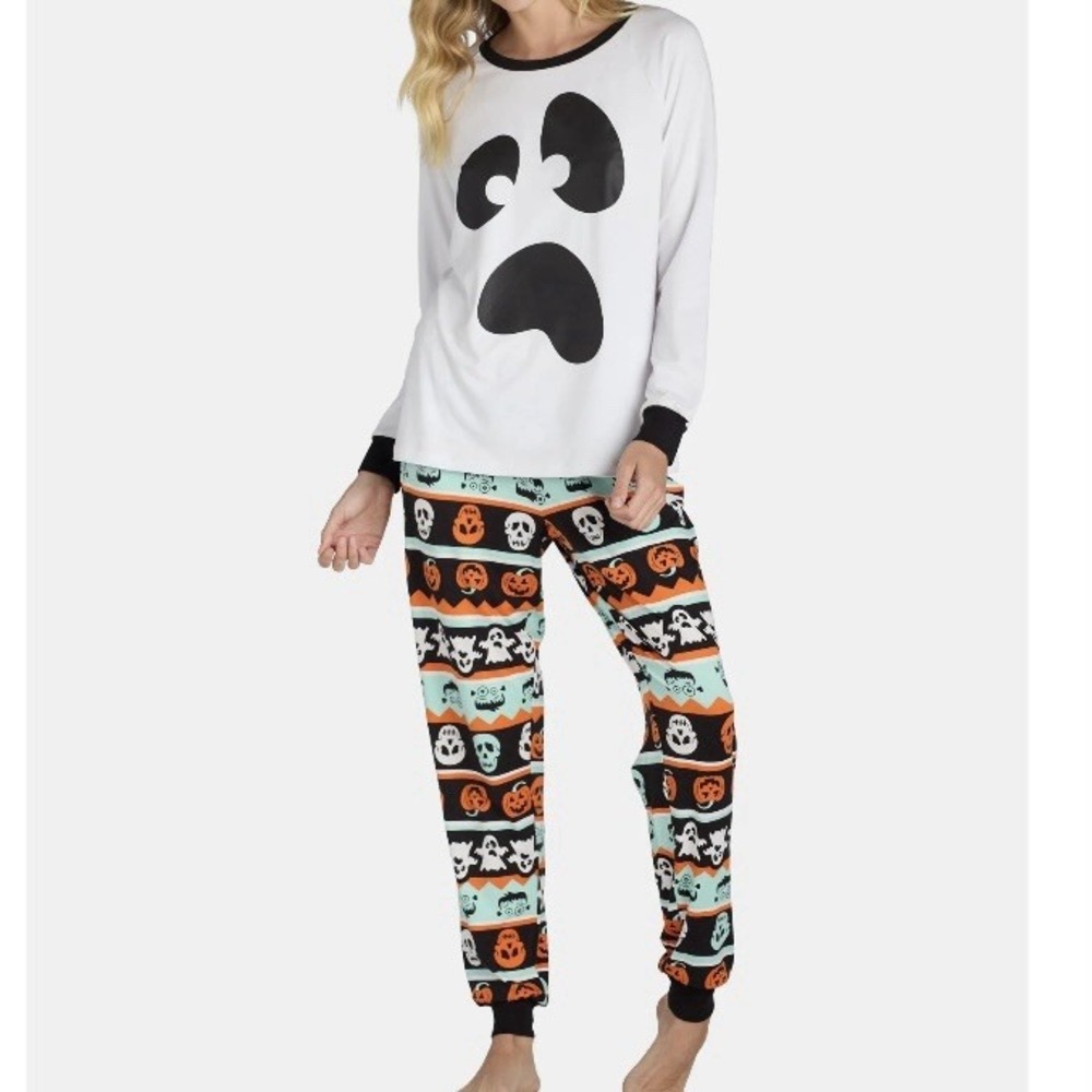 Way To Celebrate Womens Halloween 2 Piece Pajama Set Large 12-14 New with Tags